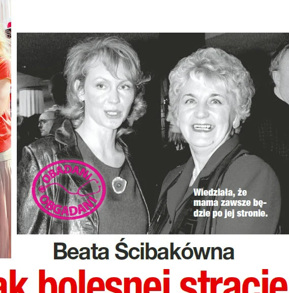 Beata Ścibakówna z mamą Beata Ścibakówna z mamą
