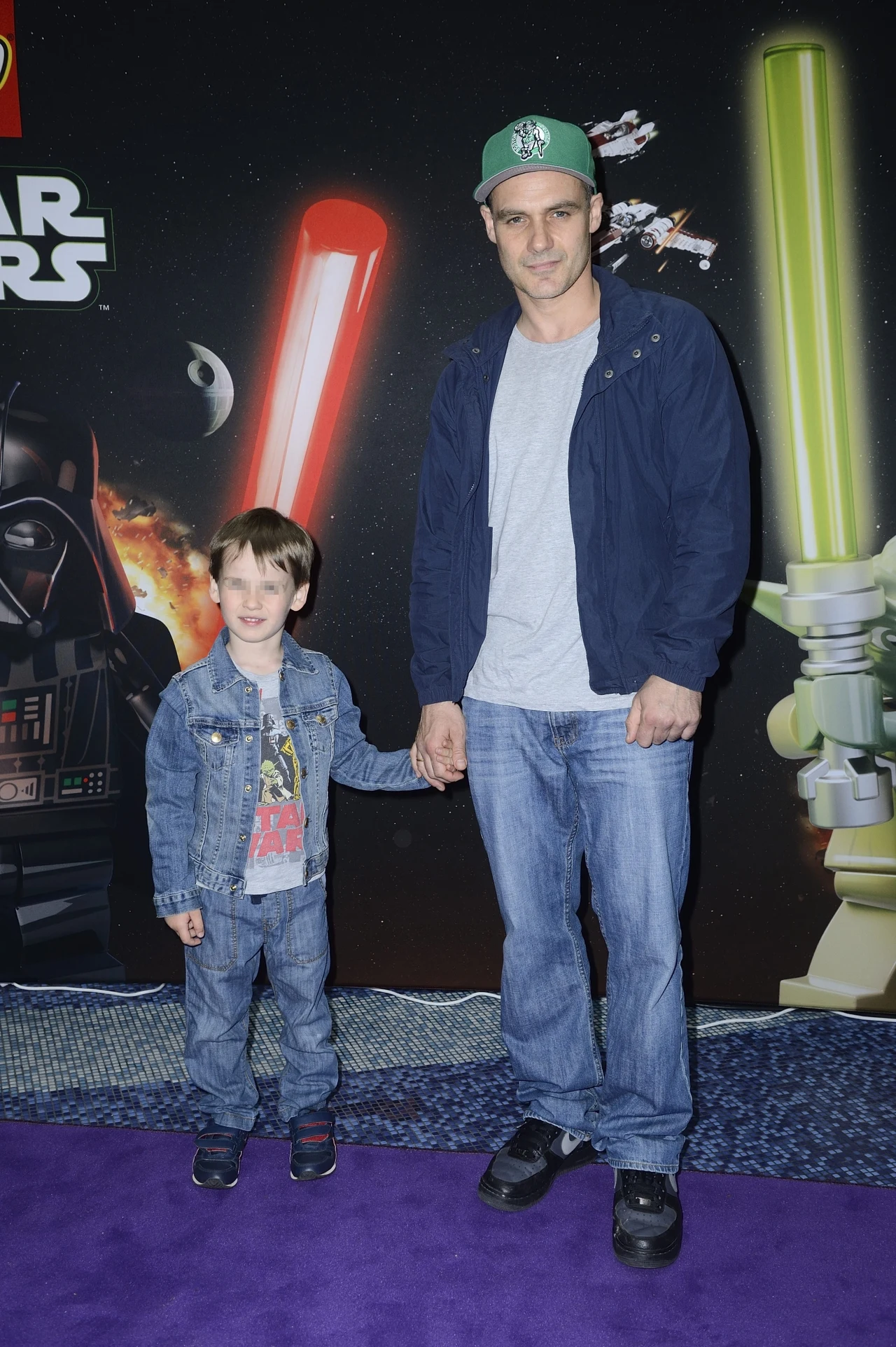 Jan Wieczorkowski z synem Jan Wieczorkowski z synem