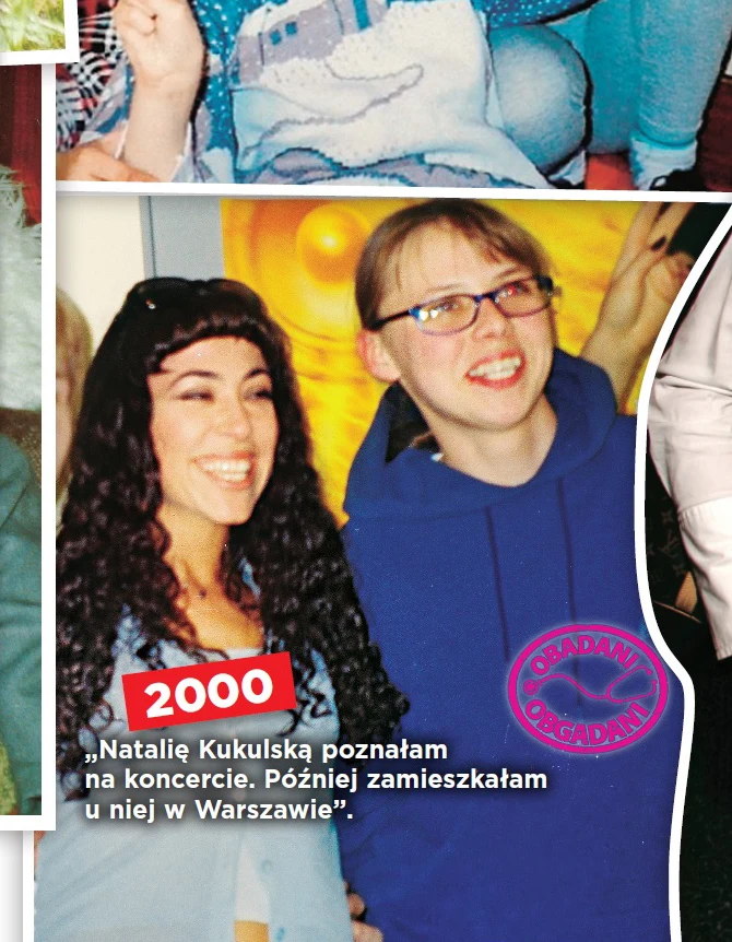 Z Natalią Kukulską - 2000 r. Z Natalią Kukulską - 2000 r.