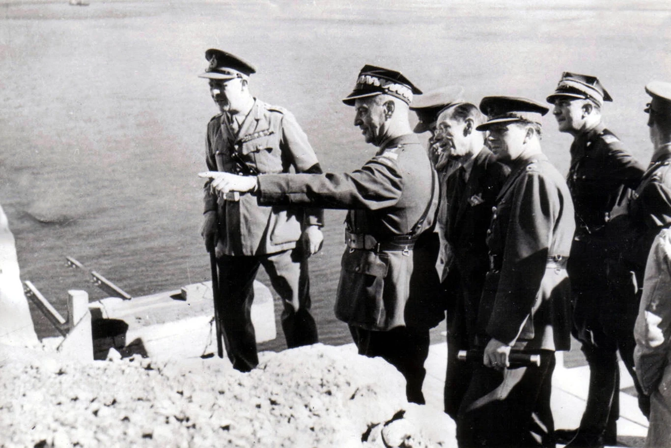 Gen. Władysław Sikorski podczas ostatniej wizyty na Gibraltarze