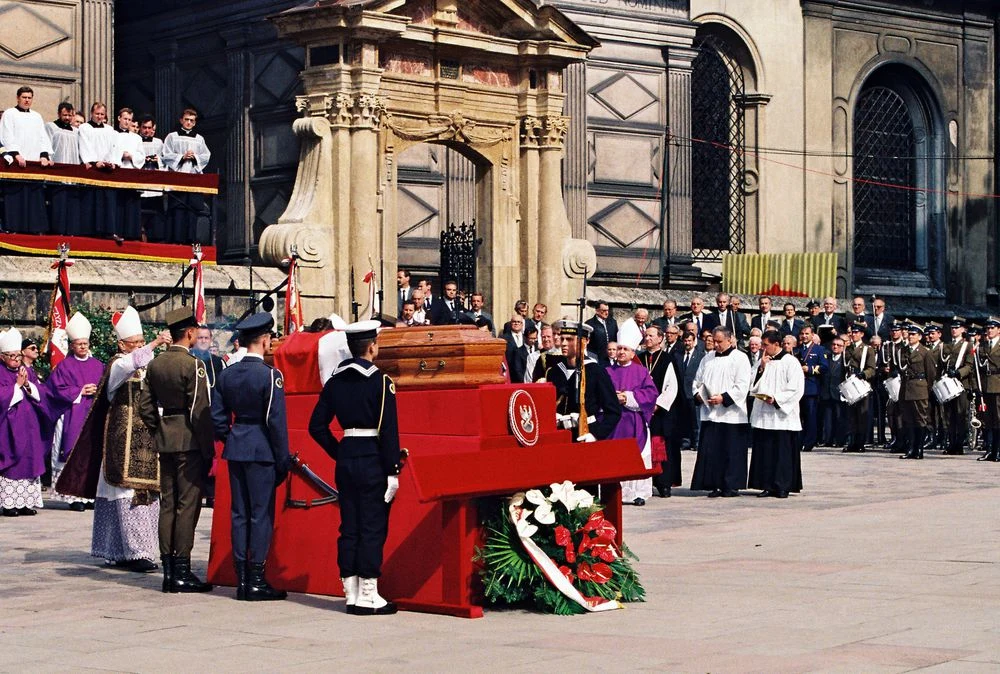 Drugi pogrzeb gen. Władysława Sikorskiego, Kraków, 1993