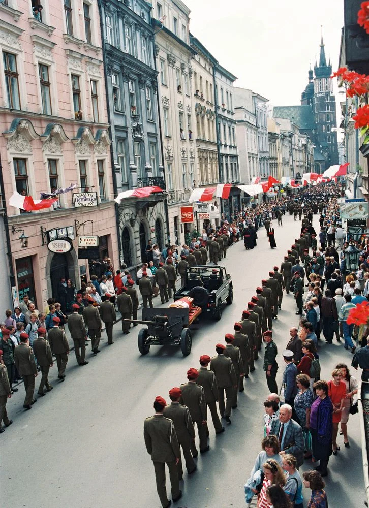 Drugi pogrzeb gen. Władysława Sikorskiego, Kraków, 16.09.1993 