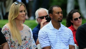 Lindsey Vonn i jej partner słynny golfista Tiger Woods