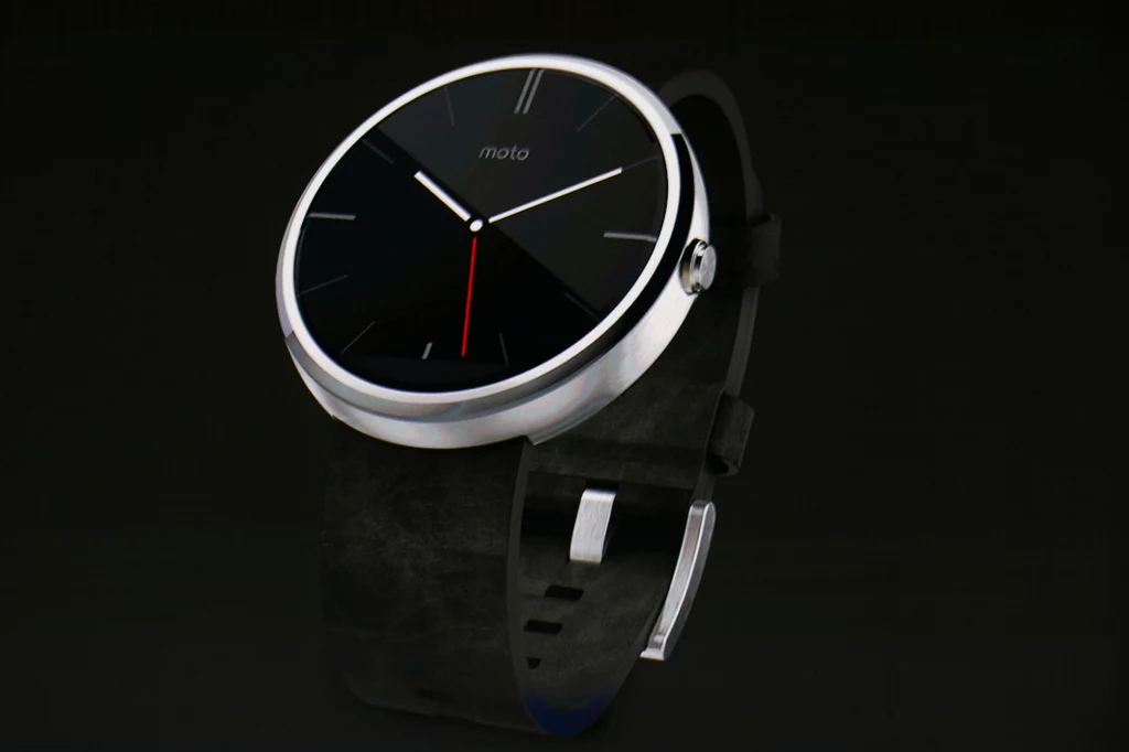 Motorola Moto 360 - zegarek z systemem Android Wear.