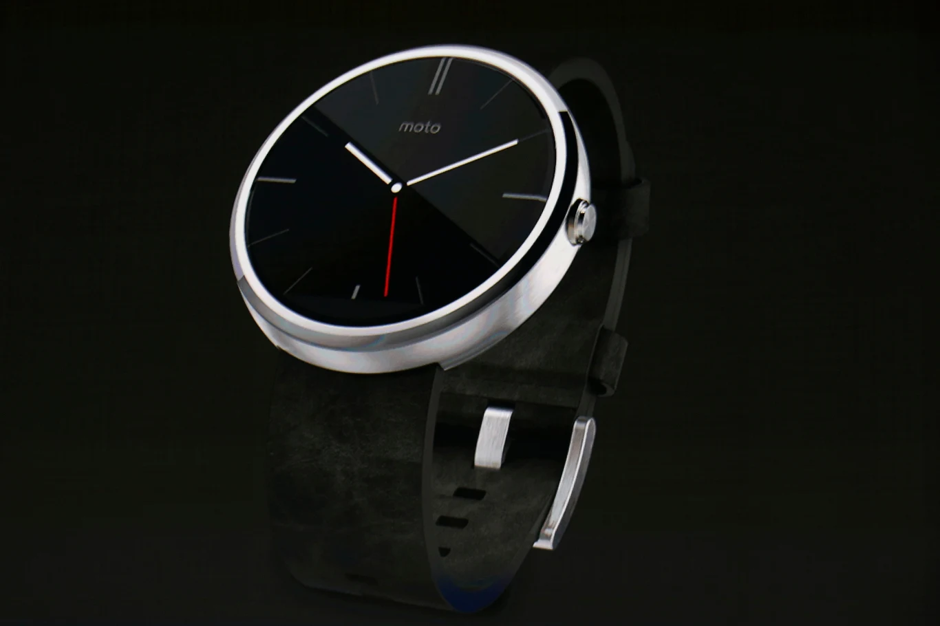 Motorola Moto 360 - zegarek z systemem Android Wear. Motorola Moto 360 - zegarek z systemem Android Wear.