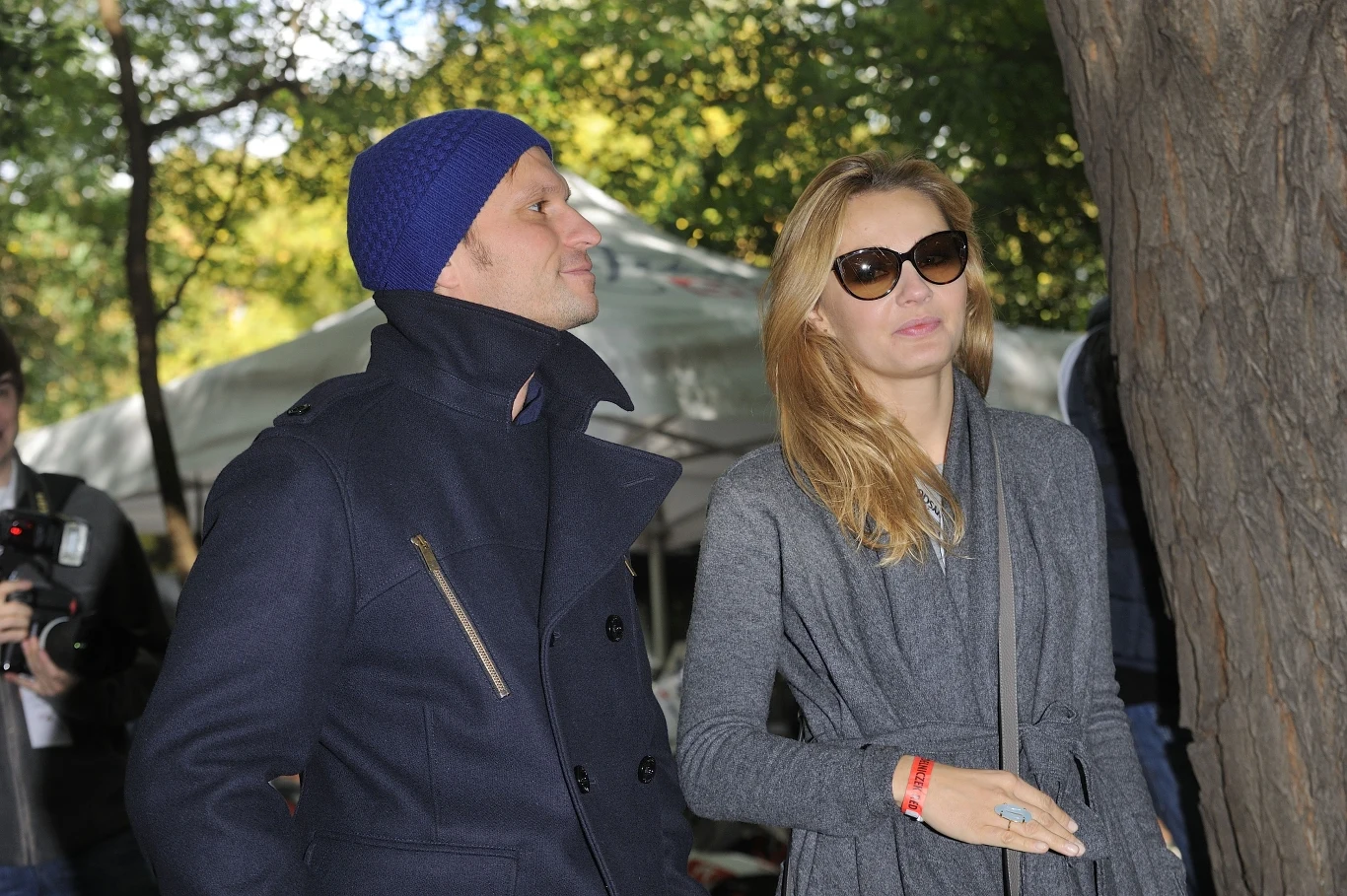 Małgorzata Socha z mężem