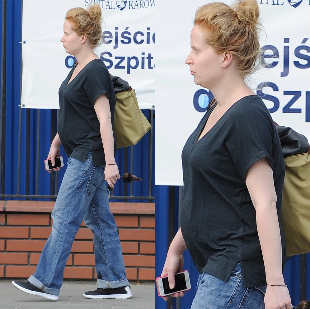 Dominika Kluźniak w zaawansowanej ciąży Dominika Kluźniak w zaawansowanej ciąży