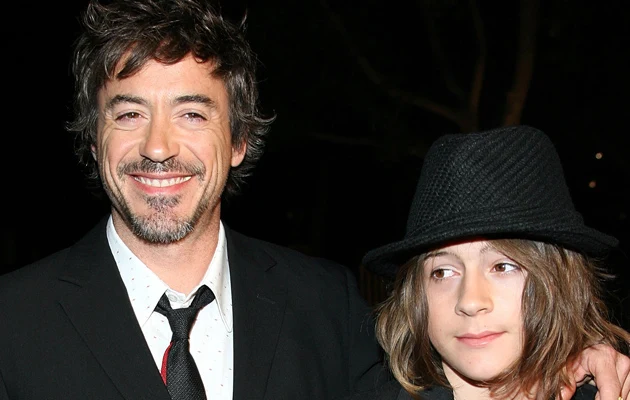 Robert Downey Jr. z synem Robert Downey Jr. z synem