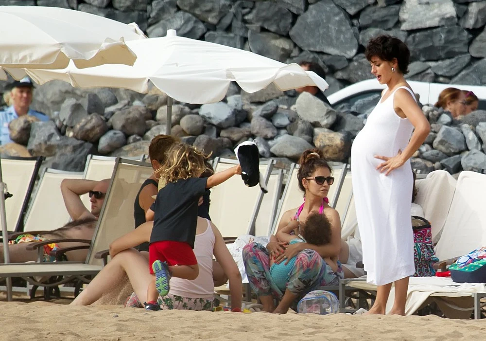 Penelope Cruz na plaży