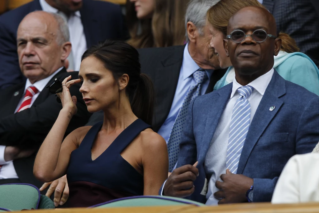 Victoria Beckham i Samuel L. Jackson Victoria Beckham i Samuel L. Jackson