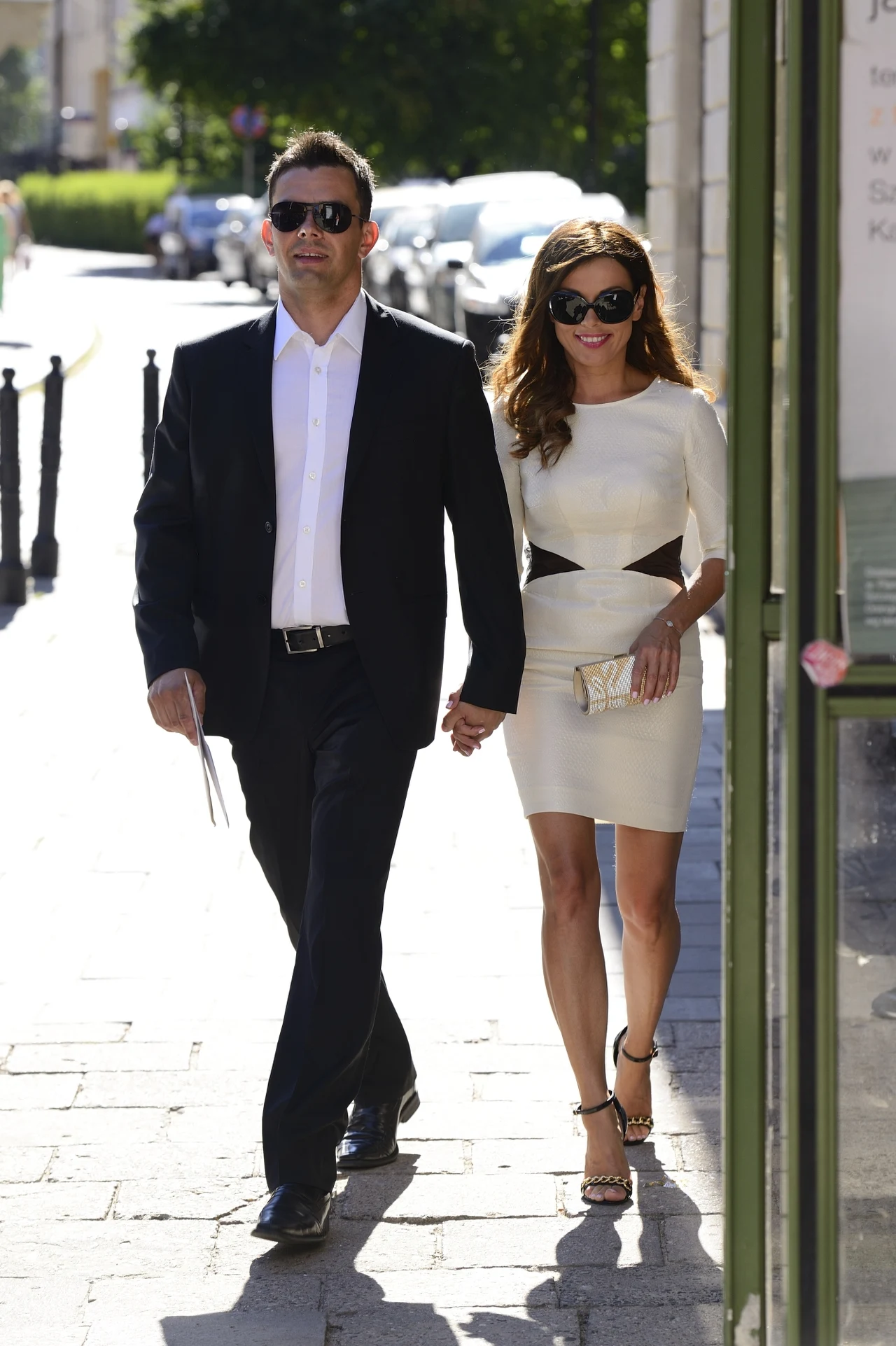 Katarzyna Glinka z mężem Katarzyna Glinka z mężem