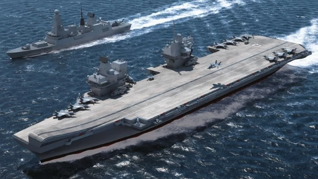 HMS Queen Elizabeth - wizualizacja