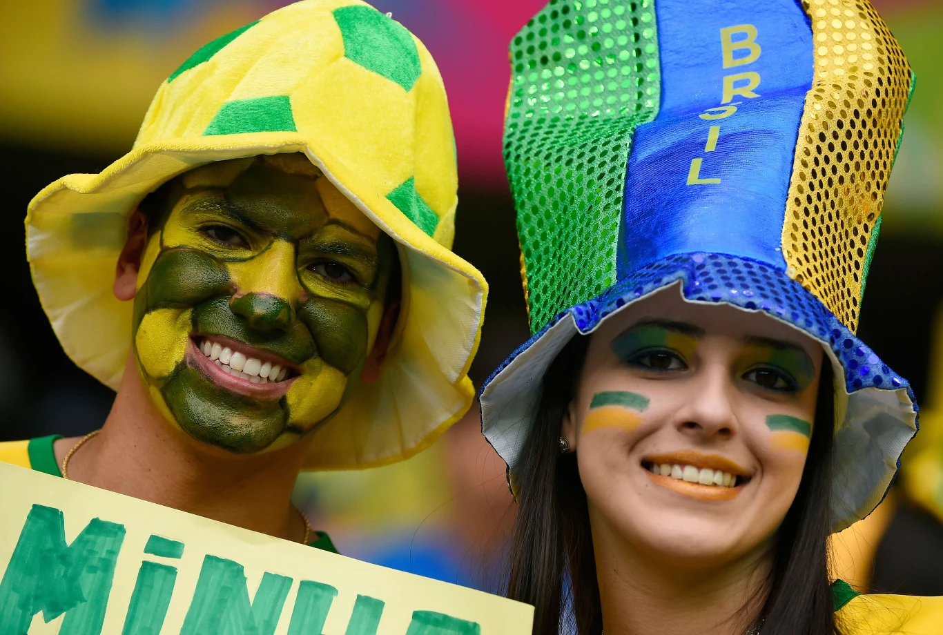 Kibice "Canarihos" zdominowali trybuny stadionu w Belo Horizonte 
