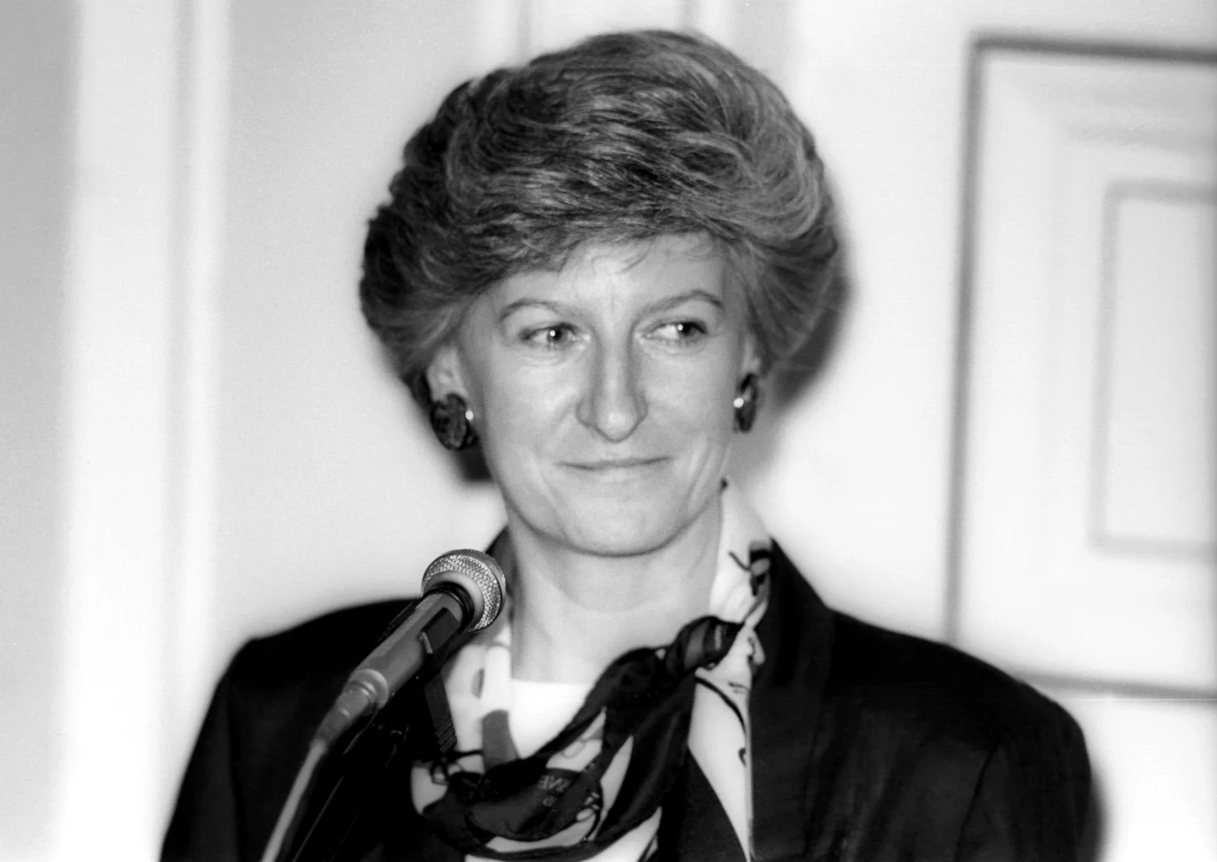 Warszawa, 09.07.1992, Hanna Suchocka desygnowana na stanowisko premiera - pierwsza konferencja prasowa Warszawa, 09.07.1992, Hanna Suchocka desygnowana na stanowisko premiera - pierwsza konferencja prasowa