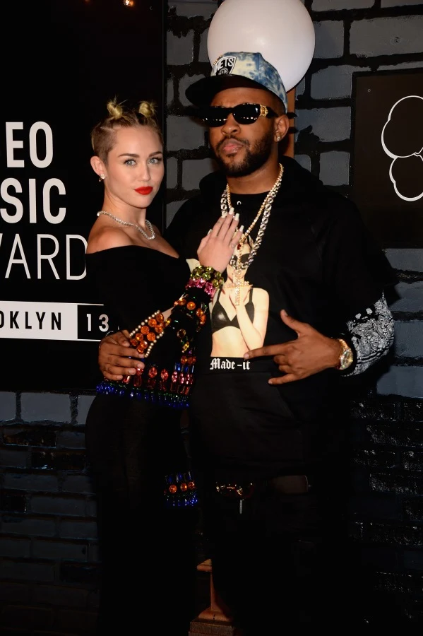 Miley Cyrus ze swoim producentem muzycznym