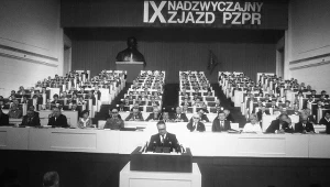 IX Nadzwyczajny Zjazd PZPR, Warszawa, 14.07.1981, n/z przemawia I sekretarz KC PZPR Stanisław Kania