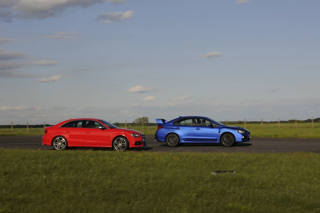 Audi S3 Limousine, Subaru WRX STI ST000