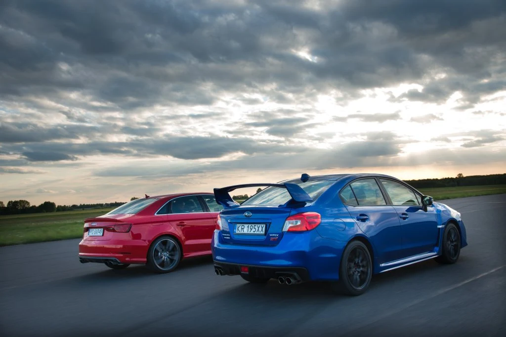 Audi S3 Limousine, Subaru WRX STI ST000