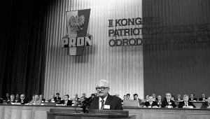 II Kongres PRON, przemawia Jan Dobraczyński