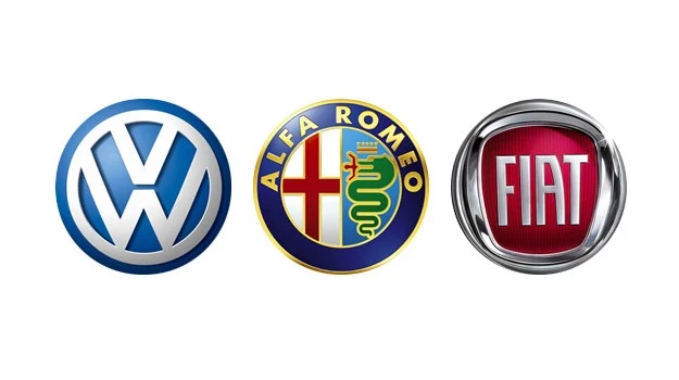 Volkswagen, Alfa Romeo, Fiat