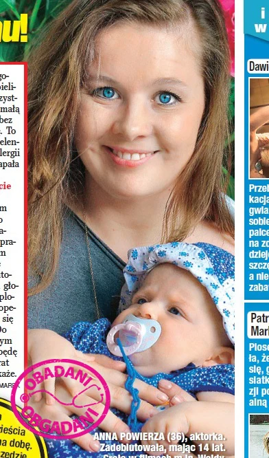 Anna Powierza z córką Heleną Anna Powierza z córką Heleną