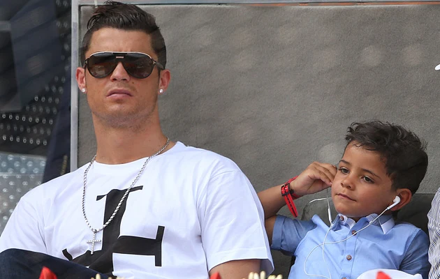 Cristiano Ronaldo z synkiem Cristiano Ronaldo z synkiem