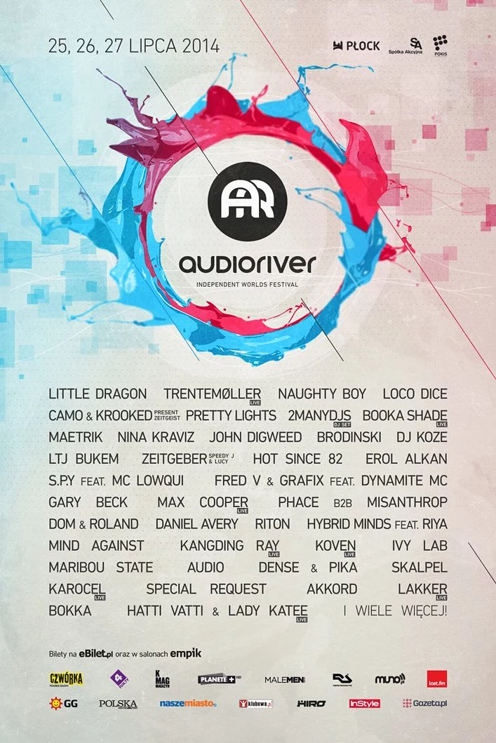 Audioriver - oficjalny plakat imprezy Audioriver - oficjalny plakat imprezy