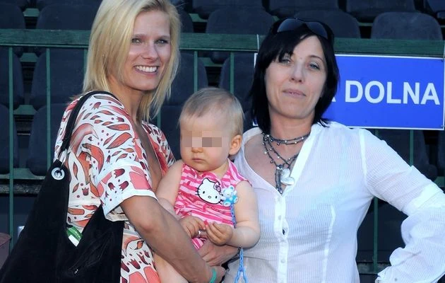 Anna Głogowska z córką i Hanną Śleszyńską Anna Głogowska z córką i Hanną Śleszyńską