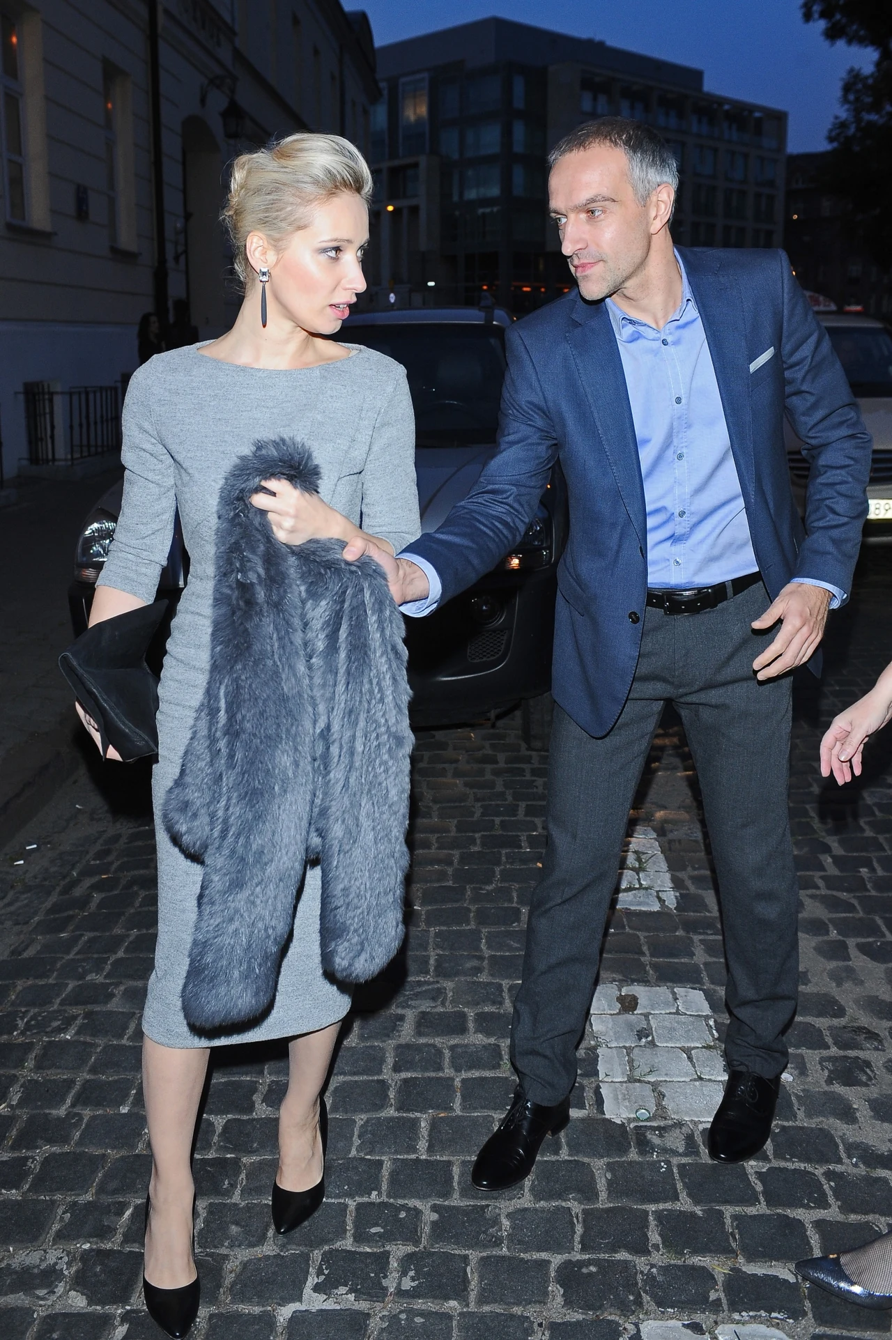 Joanna Orleańska z mężem