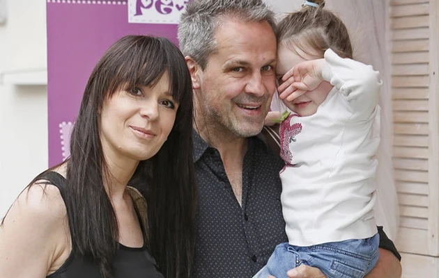 Zbyszek z ukochaną i jej córeczką!