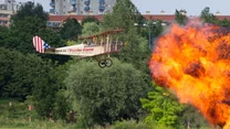 Wystawa Skrzydła Wielkiej Wojny - bombardowanie wrogich pozycji