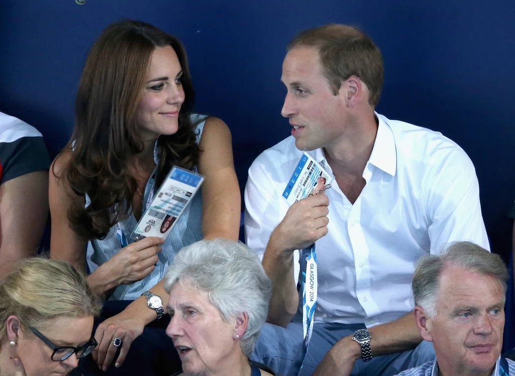 Kate i William na trybunach Kate i William na trybunach
