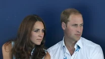 Kate i William na trybunach