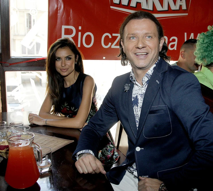 Radosław Majdan baluje z Natalią Siwiec w Brazylii