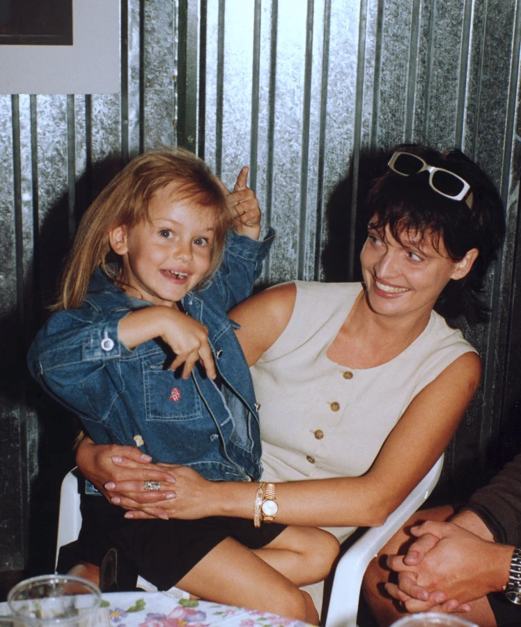 Ada z małą córką