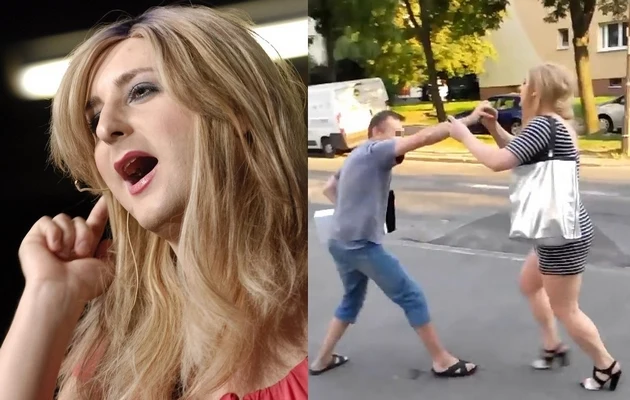 Rafalala bije się z homofobem Rafalala bije się z homofobem