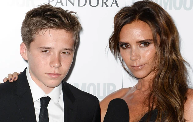 Brooklyn i Victoria Beckham