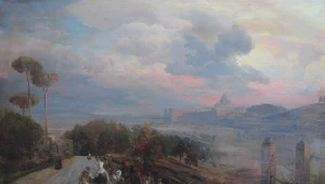 Obraz "Via Cassia koło Rzymu" wrócił do Wrocławia