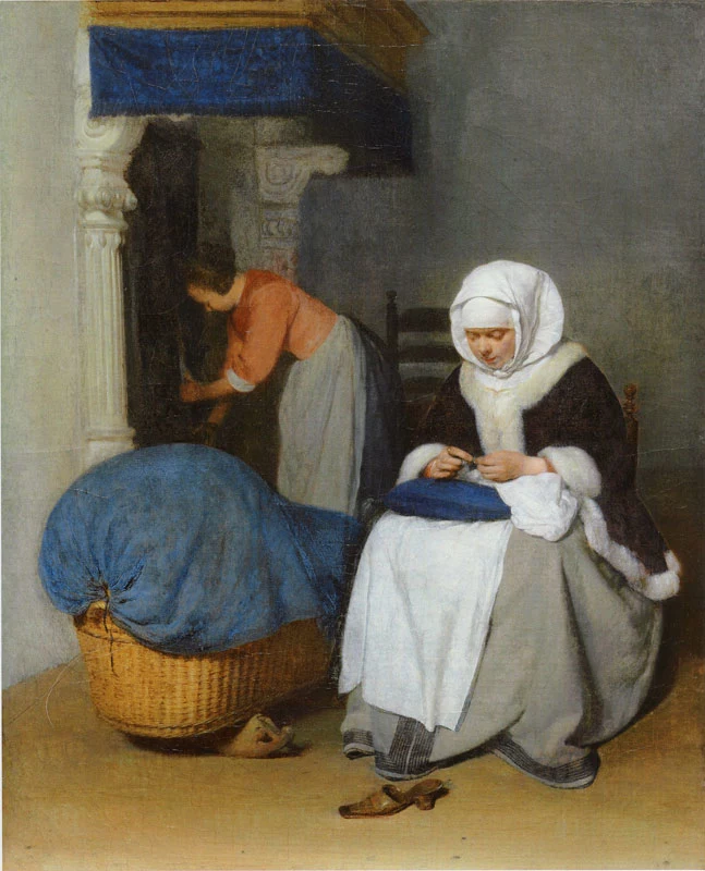 Kobiety wykonujące prace domowe