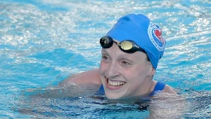 Ketie Ledecky po rekordowym wyścigu