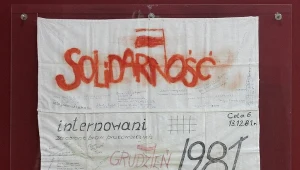 Wystawa "Drogi do wolności" w sali BHP Stoczni Gdańskiej