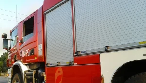 Straż pożarna pracuje na miejscu, fot. ilustracyjna