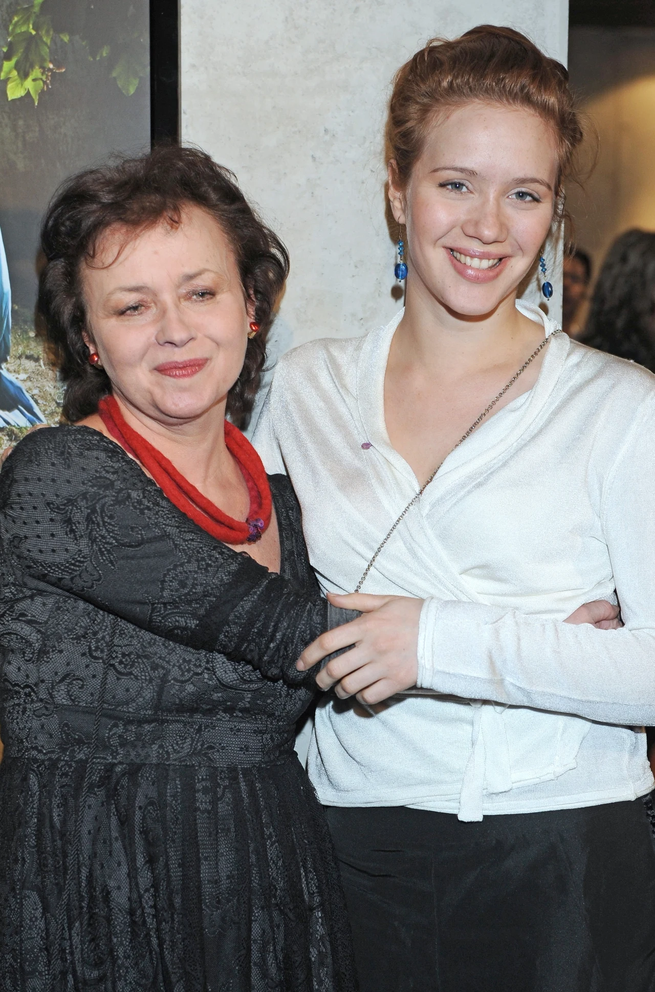Joanna Szczepkowska z córką Hanną Joanna Szczepkowska z córką Hanną