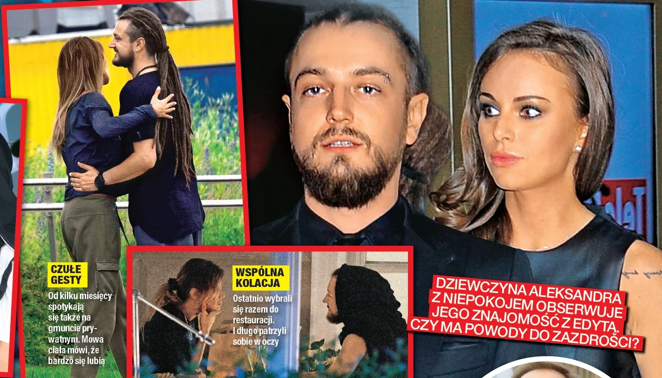 Edyta z Baronem i narzeczona Edyta z Baronem i narzeczona