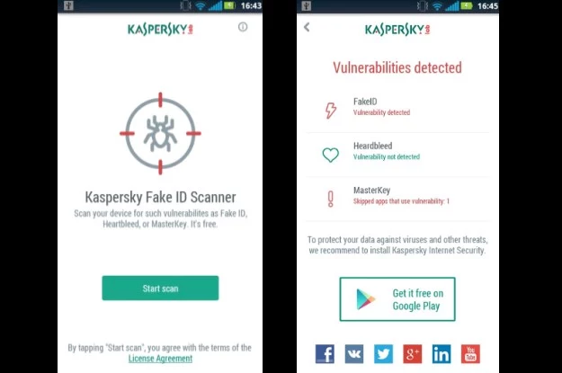 Kaspersky Fake ID Scanner 