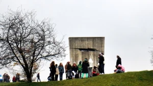 Pomnik na terenie byłego niemieckiego obozu w Płaszowie 