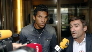 Brandao i jego adwokat Olivier Martin
