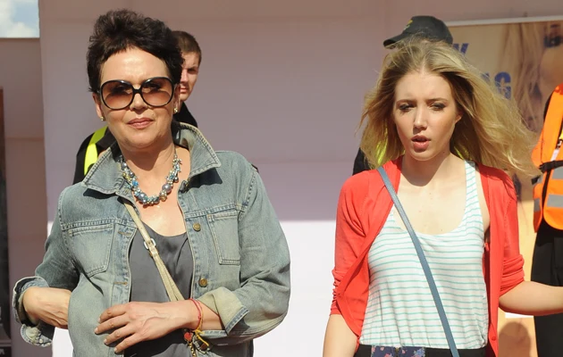 Małgorzata Pieńkowska z córką Inką Małgorzata Pieńkowska z córką Inką