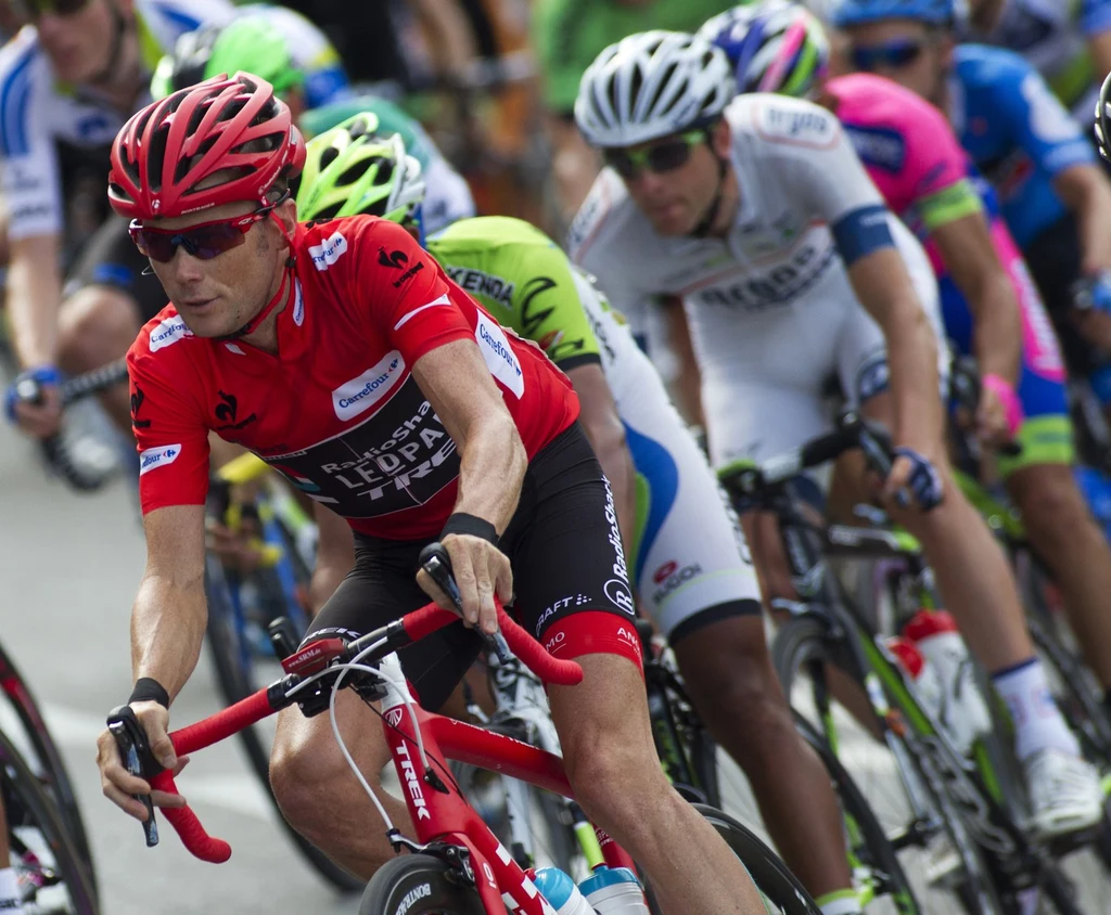 W czerwonej koszulce Chris Horner 