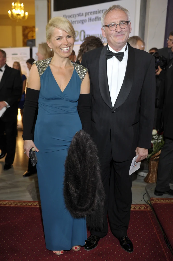 Z mężem Krzesimirem Dębskim